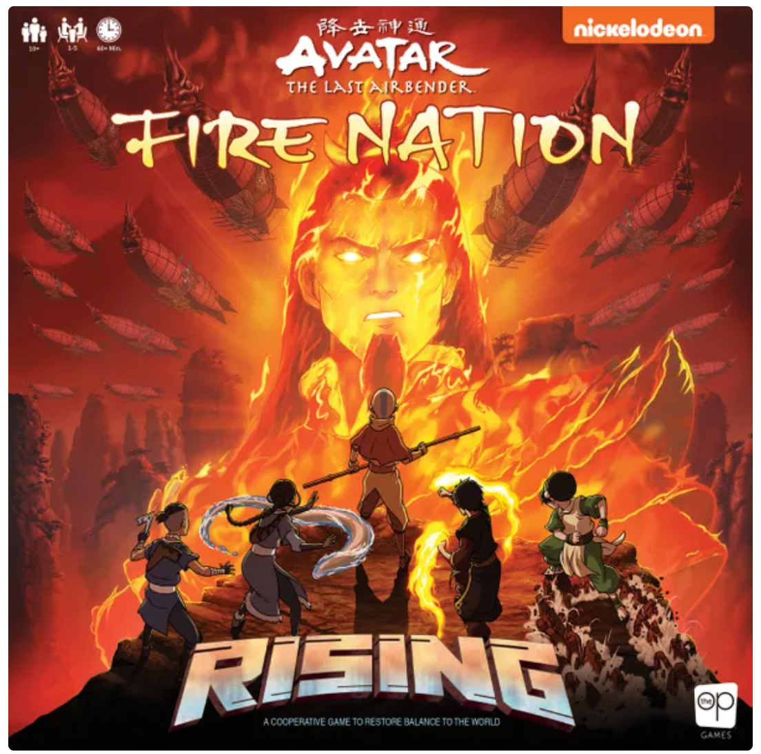 Avatar The Last Airbender Fire Nation Rising Board Game Toys and