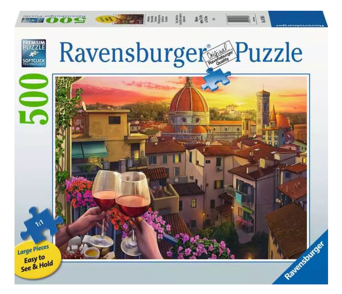 Cozy Wine Terrace 500-Piece Puzzle