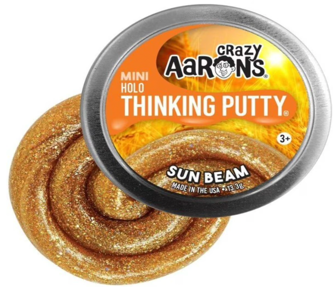 Crazy Aarons Mini Thinking Putty: Sun Beam