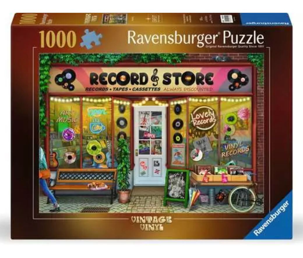 Vintage Vinyl Puzzle - 1000 piece