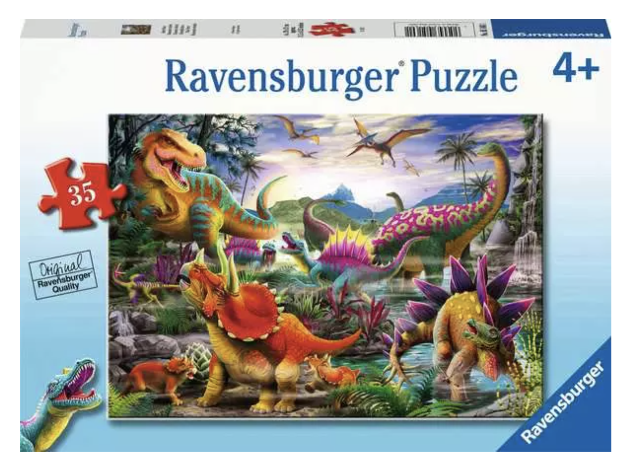 T-Rex Terror Puzzle - 35 piece