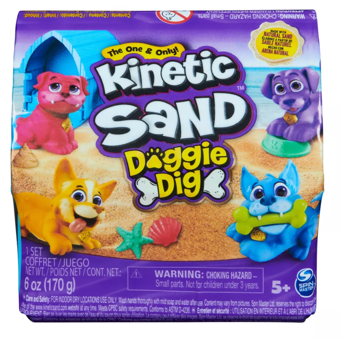 Kinetic Sand Doggie Dig Sand Art