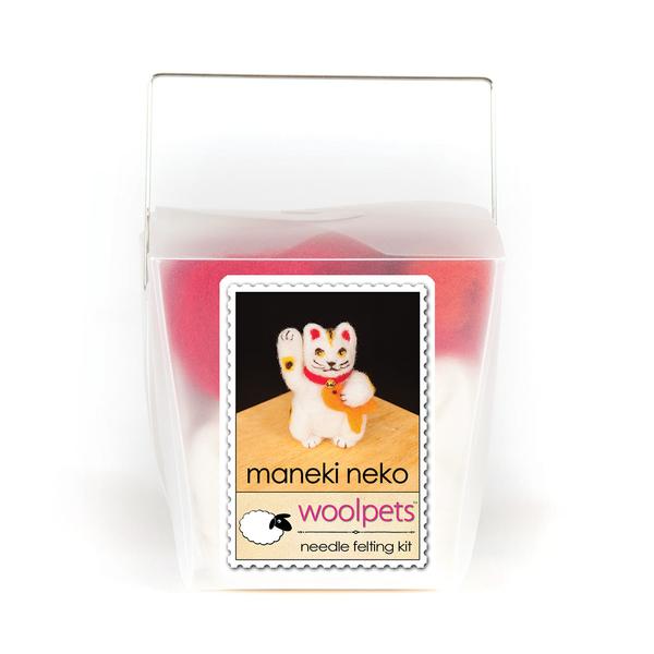 Maneki Neko, Needle Felting Kit