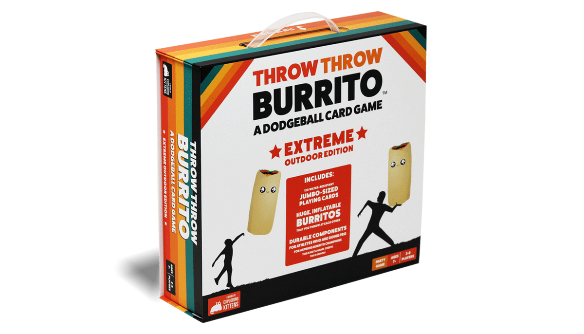 Throw Throw Burrito Dodgeball Game Extreme Outdoor Edition Toys and