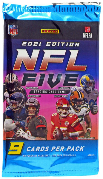 2021 Panini NFL Five Trading Card Game Booster Pack