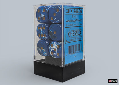 Chessex 16mm d6 Dice Block (12 dice)
