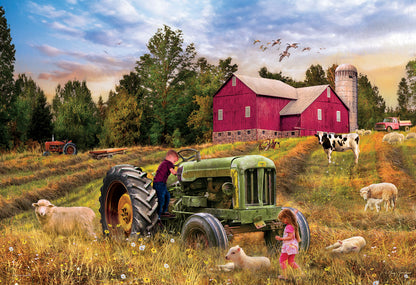 Eurographics Tractor Shaped Puzzle Tin 550 Piece's