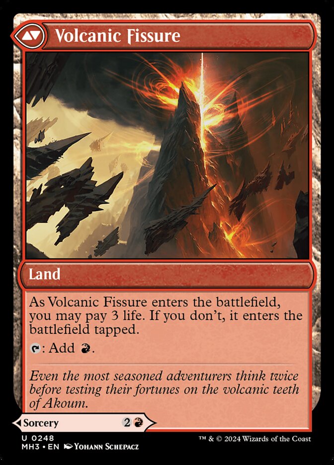 Sundering Eruption (Back)