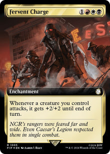 Fervent Charge (Extended Art) (Surge Foil)