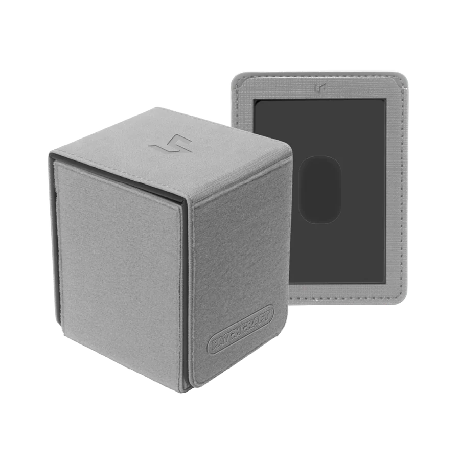 Ultra Pro Alcove Flip Deck Box: Patchcraft : gray