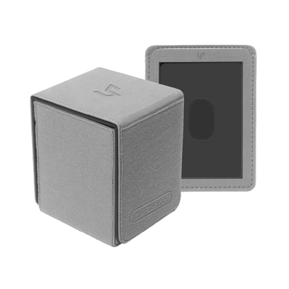 Ultra Pro Alcove Flip Deck Box: Patchcraft : gray