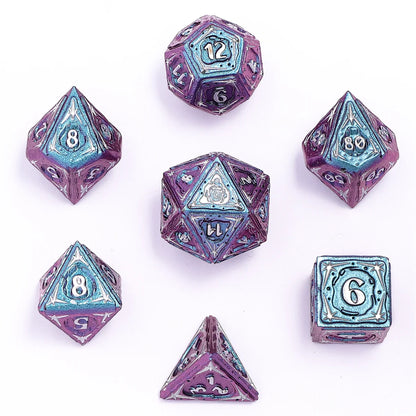 7-Set Metal Sorcerer RPG Dice Set