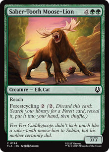 Saber-Tooth Moose-Lion