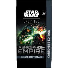 Star Wars Unlimited : Ashes Of The Empire - Carbonite Booster Pack