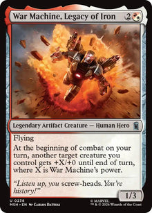 War Machine, Legacy of Iron