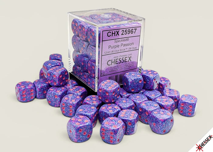 Chessex 12mm d6 Dice Block (36 Dice)