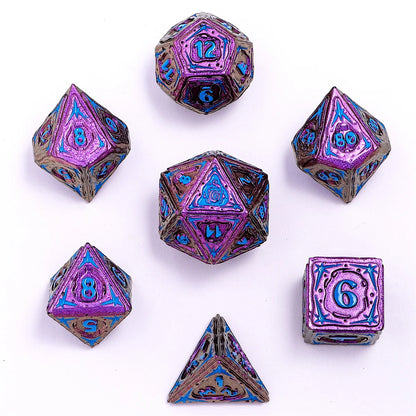 7-Set Metal Sorcerer RPG Dice Set