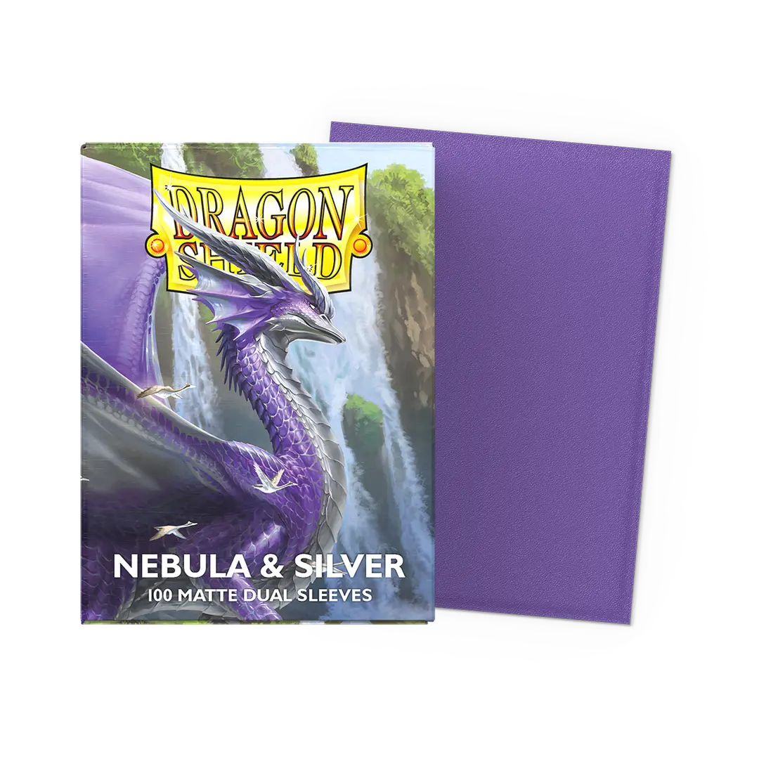 DragonShield Nebula & Silver - Matte Dual Sleeves