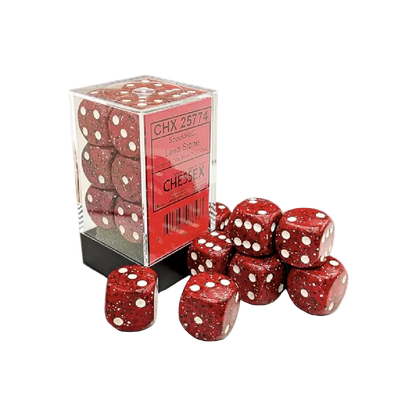 Chessex 16mm d6 Dice Block (12 dice)