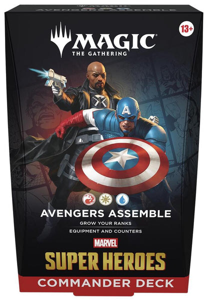 Marvel Superheroes Commander decks