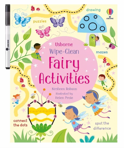 Wipe-Clean Fairy Activities Book
