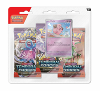 Pokémon TCG: Scarlet & Violet-Temporal Forces 3 Booster Packs & Promo Card