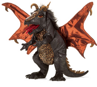 Black Dragon Folkmanis Puppet