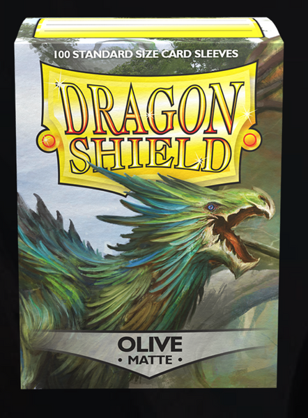Dragon Shield Olive 100 Matte Sleeves