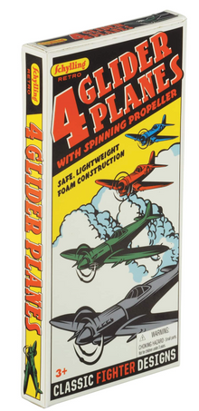 4 Glider Planes Schylling Retro