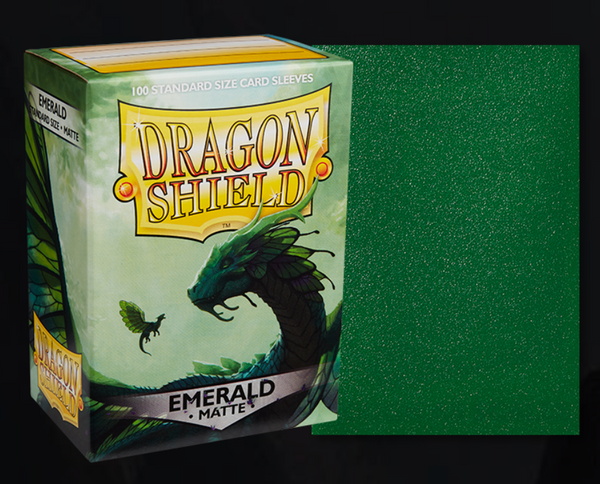 Dragon Shield Emerald Green 100 Matte Sleeves