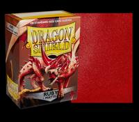Dragon Shield Ruby Red 100 Matte Sleeves