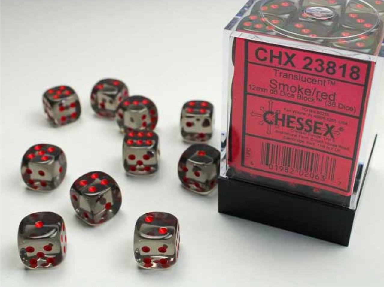 Chessex 12mm d6 Dice Block "36 Dice"