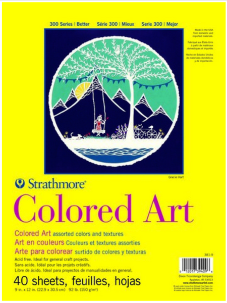 Strathmore Colored Art Construction Paper - 6 Colors, 40 Sheets