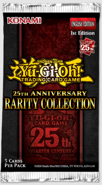 Yu-Gi-Oh 25th Anniversary Rarity Collection - One Booster Pack