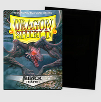 Dragon Shield Black 100 Matte Sleeves