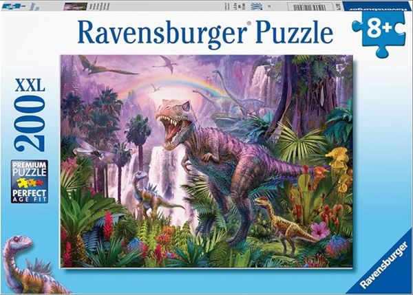 Ravensburger Puzzle 200 Pieces XXL: King of The Dinosaurs