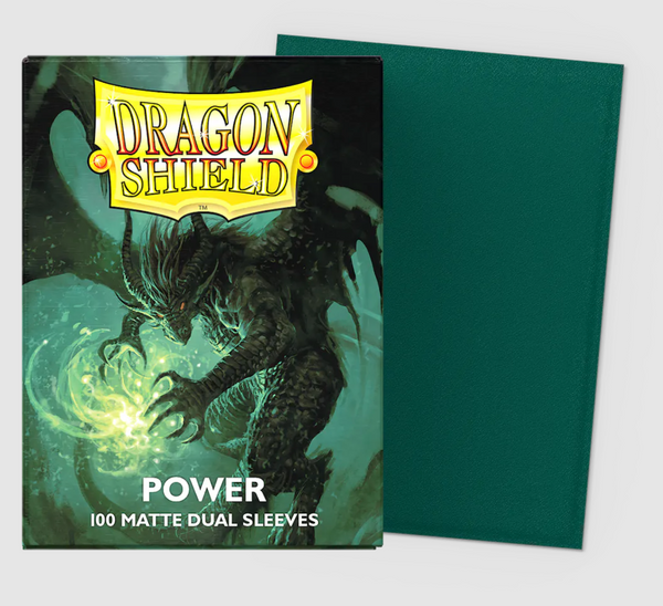 Dragon Shield: Matte Dual Sleeves - Power Green