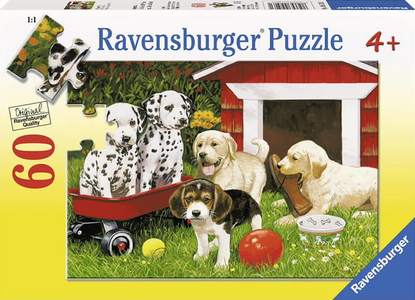 Ravensburger Puppy Party 60-Piece Puzzle