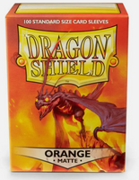 Dragon Shield Orange 100 Matte Sleeves