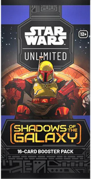 Starwars Unlimited Shadows of The Galaxy - One Booster Pack