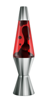 14.5" Chrome-Plated Crimson Lava Lamp