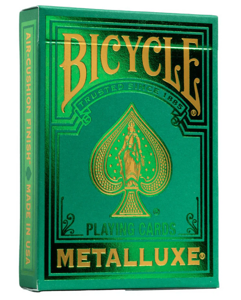 Bicycle Playing Cards Metalluxe Green 2022