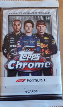 2021 Topps Chrome Formula 1 Hobby Box - Single Pack