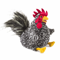 Barred Rock Rooster Hand Puppet Folkmanis