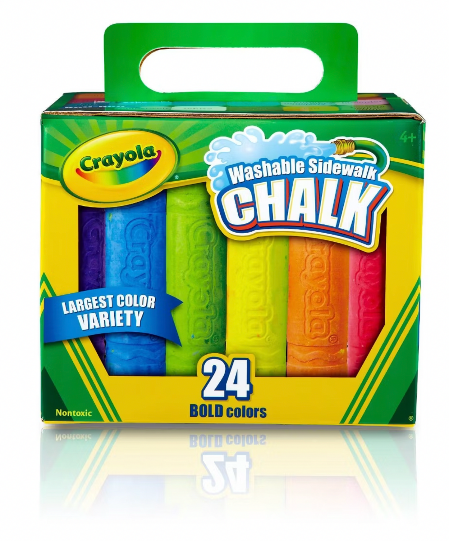 Crayola Washable Sidewalk Chalk (24)