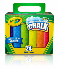 Crayola Washable Sidewalk Chalk (24)