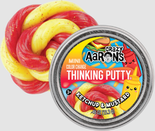 Crazy Aarons Mini Thinking Putty: Ketchup & Mustard