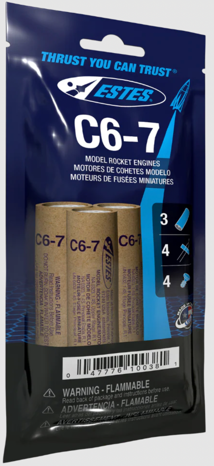 Estes Rockets C6-7 Engines