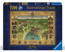 Harry Potter Hogwarts Map 1500-piece Puzzle