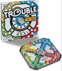 Pop-O-Matic Trouble Board Game